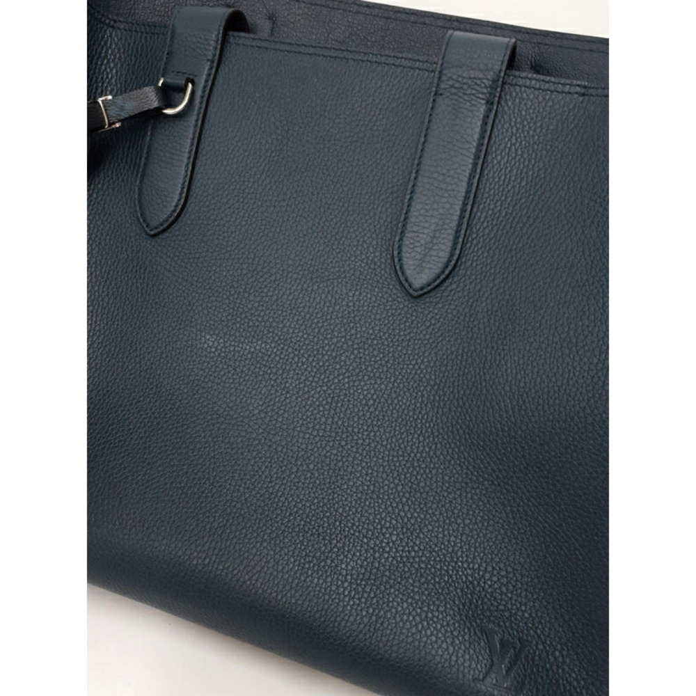Louis Vuitton Cabas Voyage NV Noir Black Tote Taurillon Shoulder Bag Black - Picture 4 of 8
